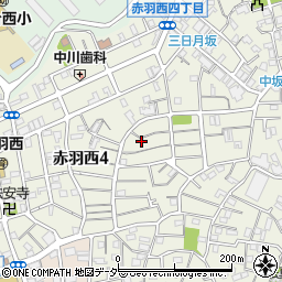 東京都北区赤羽西4丁目18-12周辺の地図
