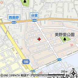 千葉県松戸市二十世紀が丘美野里町71周辺の地図