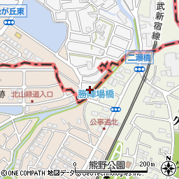 埼玉県所沢市久米12-10周辺の地図