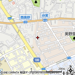 千葉県松戸市二十世紀が丘美野里町83周辺の地図