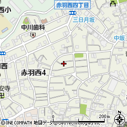 東京都北区赤羽西4丁目18-13周辺の地図