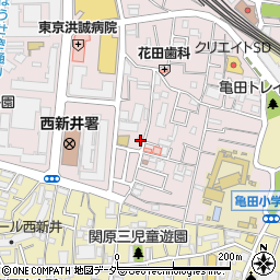 東京都足立区西新井栄町1丁目15-23周辺の地図