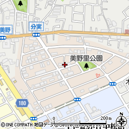 千葉県松戸市二十世紀が丘美野里町148周辺の地図