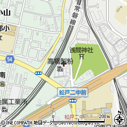 千葉県松戸市小山579-2周辺の地図
