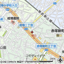 味蔵 成増店周辺の地図