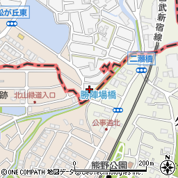 埼玉県所沢市久米13-4周辺の地図
