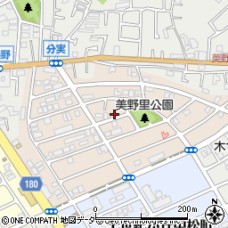 千葉県松戸市二十世紀が丘美野里町147周辺の地図
