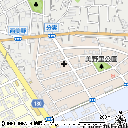 千葉県松戸市二十世紀が丘美野里町70周辺の地図