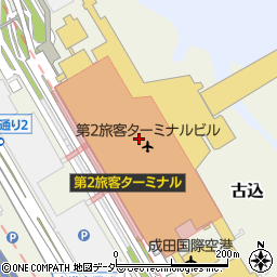 紅虎小吃店 成田空港店周辺の地図