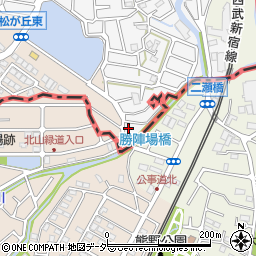 埼玉県所沢市久米1-5周辺の地図
