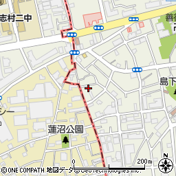 東京都北区赤羽西6丁目27-8周辺の地図