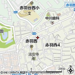 東京都北区赤羽西4丁目40-7周辺の地図