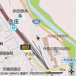今庄郵便局周辺の地図