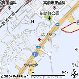 ガスト成田店周辺の地図