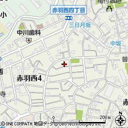 東京都北区赤羽西4丁目19-2周辺の地図