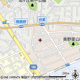 千葉県松戸市二十世紀が丘美野里町86周辺の地図
