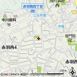 東京都北区赤羽西4丁目6-1周辺の地図
