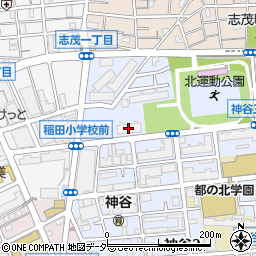 都営神谷町アパート５号館周辺の地図