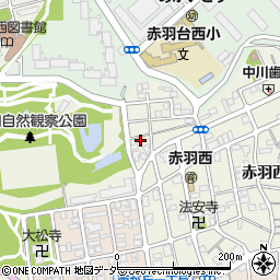 東京都北区赤羽西4丁目50-14周辺の地図