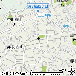 東京都北区赤羽西4丁目19-11周辺の地図