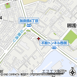 陶芸工房間・成田周辺の地図