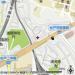 千葉県松戸市松戸1606周辺の地図