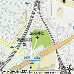 千葉県松戸市小山664-1周辺の地図