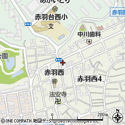 東京都北区赤羽西4丁目40-8周辺の地図