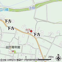 千葉県成田市台方264周辺の地図