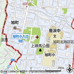 東京都練馬区旭町周辺の地図