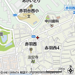 東京都北区赤羽西4丁目40-10周辺の地図