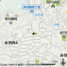鶴ヶ丘児童遊園トイレ周辺の地図