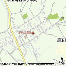 山梨県北杜市須玉町若神子新町143周辺の地図