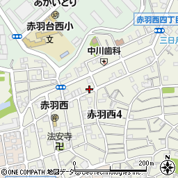 東京都北区赤羽西4丁目40-1周辺の地図