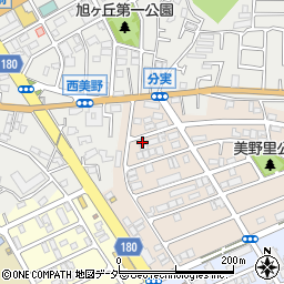 千葉県松戸市二十世紀が丘美野里町89周辺の地図