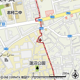 東京都北区赤羽西6丁目19-8周辺の地図