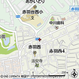 東京都北区赤羽西4丁目40-9周辺の地図