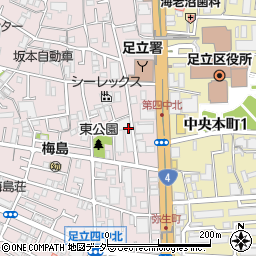 株式会社ヨックモック・クレア　東京工場周辺の地図