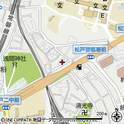 千葉県松戸市松戸1601周辺の地図
