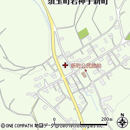 山梨県北杜市須玉町若神子新町71周辺の地図