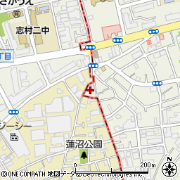 東京都北区赤羽西6丁目19周辺の地図