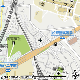 千葉県松戸市松戸1605周辺の地図
