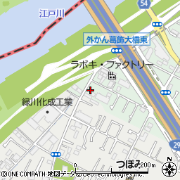千葉県松戸市小山429-1周辺の地図