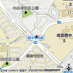 夢庵成田中央通り店周辺の地図