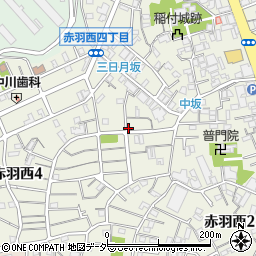東京都北区赤羽西4丁目3-7周辺の地図