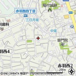 東京都北区赤羽西4丁目3-5周辺の地図