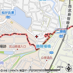 埼玉県所沢市久米1-54周辺の地図