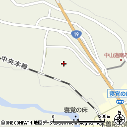 中村五平餅店周辺の地図