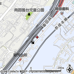 千葉県成田市不動ケ岡1109周辺の地図