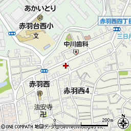 東京都北区赤羽西4丁目40-14周辺の地図